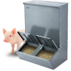 VEVOR Futterspender Futterbox Futtertrog Schweinefutterautomat 608x503x835mm