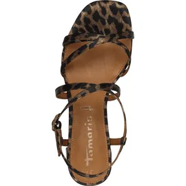 TAMARIS Blockabsatz-Sandaletten Damen Braun 41