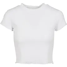 URBAN CLASSICS Cropped Tee white | Gr.: XS