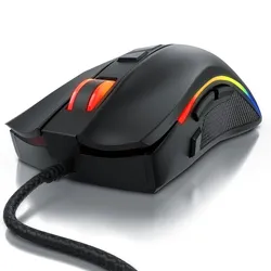 Titanwolf Gaming-Maus kabelgebunden, 2 austauschbaren Seitenteilen WING, 12 Benutzerprofile / 5000 dpi