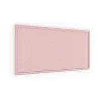 ALLboards Pinnwand, Korktafel in Pink, 80x40 cm, Holzrahmen –