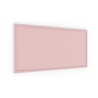 ALLboards Pinnwand, Korktafel in Pink, Holz Rahmen 80x40cm Korkwand Pinnwand Kork