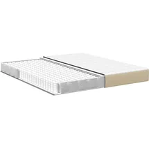 vidaXL Taschenfederkernmatratze 180 x 200 cm mittelhart