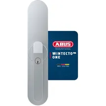 ABUS WINTECTO One smarter Fensterantrieb für Fenster, Balkon- und Terrassentür - mit Alarmfunktion - einfache Montage ohne Bohren - Silber, gleichschließend (AL0145)