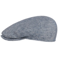 Stetson Flat Cap (1-St) Schirmmütze mit Schirm, Made in Germany blau 62 cm