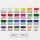 Artina Acrylfarbe 24 500 ml Creme/Silber/Gold/Gelb/Weiß/Rot/Grün/Türkis/Blau/Violett/Schwarz