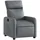 vidaXL Relaxsessel Kunstleder 146 x 76,5 x 0 cm Grau mit Liegeposition