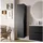 Bernstein Tim Hochschrank 35 x 165 x 35 cm Anthrazit Matt Eiche
