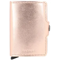 Secrid Twinwallet Metallic Kreditkartenetui RFID Leder 7 cm rose