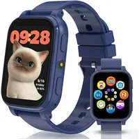Smartwatch Kinder, Fitness Uhr kinder mit Schrittzähler, 1,83"HD-Touchscreen Fitness Tracker mit Schlafmonitor, Wecker, 18 Puzzlespiele, ohne App,... - Blau