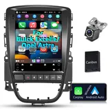 【1+32G】 Hodozzy Carplay Android Auto Android Autoradio für Opel Astra J/Buick Excelle 2009-2015, 9.7 Zoll Autoradio mit Bildschirm mit Navi WiFi Autoradio Bluetooth/USB/WiFi/RDS/FM+Rückfahrkamera