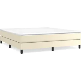 vidaXL Boxspringbettgestell 160 x 200 cm Creme
