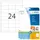 Herma Universaletiketten 5053 Weiß 66,0 x 33,8 mm 25 Blatt
