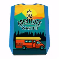 Speecheese Das Abenteuer wartet Parkscheibe mit Reisemotiv und 2