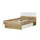 Möbel Kraft Bett ¦ holzfarben ¦ Maße (cm): B: 97 H: 91