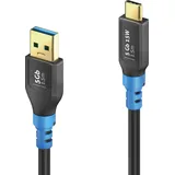 PureLink USB-C auf USB-A 1,5 m Blau/Schwarz