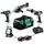 Metabo Combo Set 4.3.2 18 V Maschinen-Set in Tasche - Schwarz/Grün/Rot