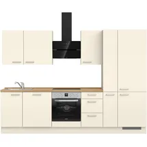Nobilia Küchenzeile Touch II 300 cm weiß