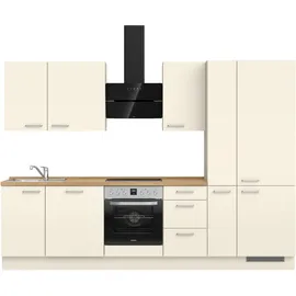 Nobilia Küchenzeile Touch II 300 cm weiß