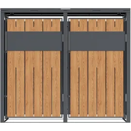 Westmann Mülltonnenbox Varius 2 132 x 116 cm grau