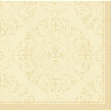 Duni Dunilin Serviette 40x40 cm 1/4F.Opulent cream