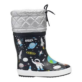 Aigle Gummistiefel Giboulee Space Blau 24
