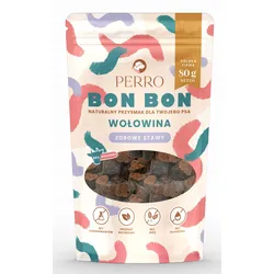 PERRO Bon Bon Rindfleisch Hundeleckerli 80g gesunde Gelenke