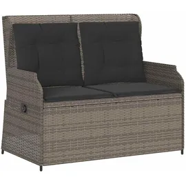 vidaXL Gartenbank 1-tlg  Grau