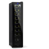 Klarstein Shiraz 18 Slim Uno Weinkühlschrank 18 Flaschen 5-18 °C Touch-Control