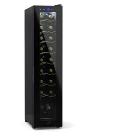 Klarstein Shiraz 18 Slim Uno Weinkühlschrank 18 Flaschen 5-18 °C Touch-Control