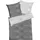 KAEPPEL Ikat grau 135 x 200 cm + 2 x 80 x 80 cm