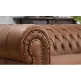 Max Winzer Sessel Norwin Leder 110 x 74 x 0 cm Braun