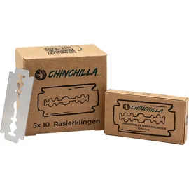 Chinchilla Rasierklingen für Rasierhobel 50 St.