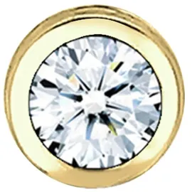 Elli DIAMONDS Ohrstecker DIAMONDS Gelbgold 375 0,03ct