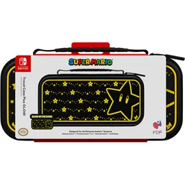 PDP Travel Case Plus GLOW Tasche Gelb Schwarz Nintendo Switch