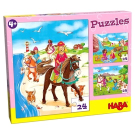 Haba - Puzzles Pferdefreundinnen