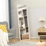 Homcom Ganzkörperspiegel Hartglas, Kunststoff