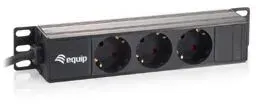 Equip 3-Fach Französische Steckdosenleiste, 10-Zoll