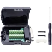 TRU Components T1904C093 D-SUB Buchsenleisten-Set Polzahl: 15 Schrauben 1