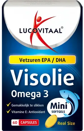Lucovitaal Fischöl Omega 3 Mini 60 Kapseln