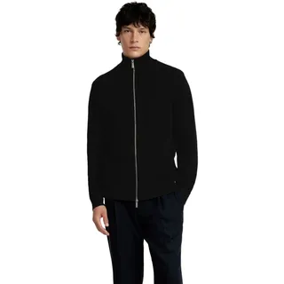 Selected Strickjacke SLHDANE LS KNIT STRUCTURE FULL ZIP Regular Fit 16096883 Schwarz L