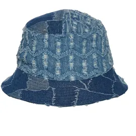 KANGOL Denim Mashup Bucket blau M