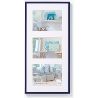 Walther design Bilderrahmen blau 3X 15x20 cm Galerie mit