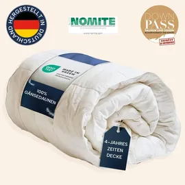 innovations2u ug (haftungsbeschränkt) Gänsedaunendecke »FIRST CLASS« – 100% Gänsedaunen, Größe: 155x200