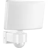 Adviti Außenstrahler Kunststoff, Metall mit Bewegungsmelder IP65 30 W weiß