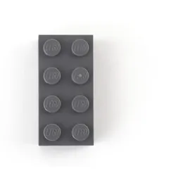 LEGO Classic 2x4 Steine Kiloware Dunkelgrau 3001