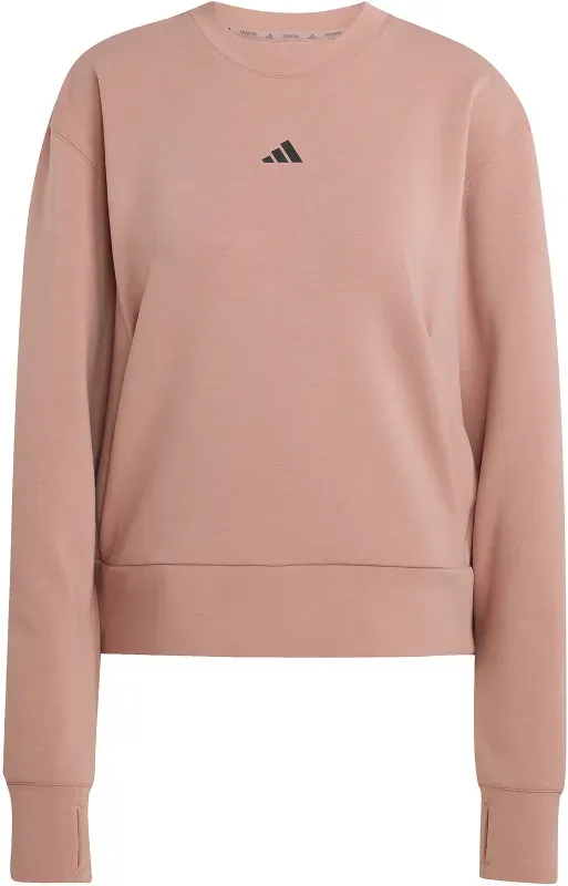 adidas Designed for Training Warm-Up Sweatshirt Damen JN7179 - warm clay M