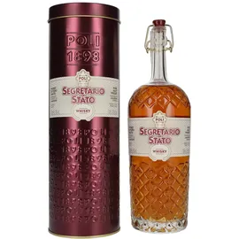 Jacopo Poli Segretario di Stato Pure Malt Whisky 43% vol 0,7 l Geschenkbox