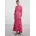 Yas Hemdblusenkleid Blusenkleider Streifen Pink M