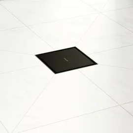 Hansgrohe RainDrain Point Bodenablauf 100 x 100 mm Mattschwarz